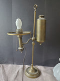 German Student Lamp Co. Brass Lamp WORKS