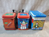 Lot of Tin Train/Truck Holiday Boxes