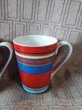 Pair of Lenox DKNY Mult-Colored Mugs (B)