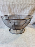 Brown Wire Metal Fruit Bowl