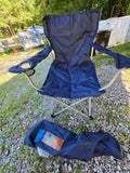 Ozark Trail Blue Folding Arm Chair w/Bag