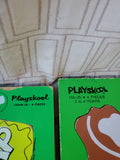 Pair of Vintage Playskool Wooden Children's Puzzles (E)