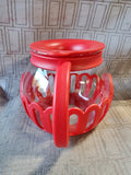 Glass and Plastic Microwave Popcorn Popper