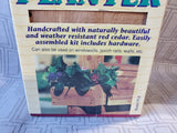 Aromatic Red Cedar Mailbox Post Planter UNOPENED