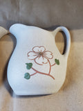 Pair of Pigeon Forge Pottery Dogwood Pitcher Wall Pockets