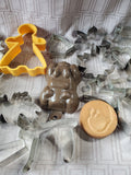 Lot of Cookie Cutters and Molds