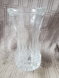 Heavy Clear Glass Bud Vase