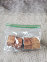 Set of 4 Wooden Napkin Rings