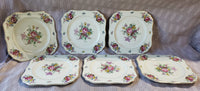 Set of 6 Hutschenreuther Selb Bavaria Floral Salad Plates
