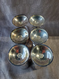 Set of 6 Plator Silverplate Goblets (2 SETS AVAILABLE PRICED INDIVIDUALLY AT $20 EACH)