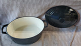Cuisinart Black Enameled Cast Iron Dutch Oven