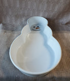 Chantal Stoneware Snowman Dish