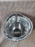 Beatriz Ball Aluminum Organic Pearl Design Rim Ice Bucket
