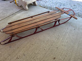 Vintage Wood and Metal Sled