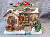 Coventry Cove "Noel's Christmas Shop" Lighted House WORKS (K)