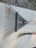 Leaf Rake and Shrub Rake