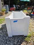 White Vinyl Planter Box